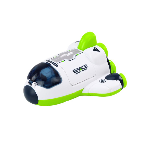 Mały Statek Kosmiczny Jeżdżący Otwierany Kokpit Zielony Pomarańczowy