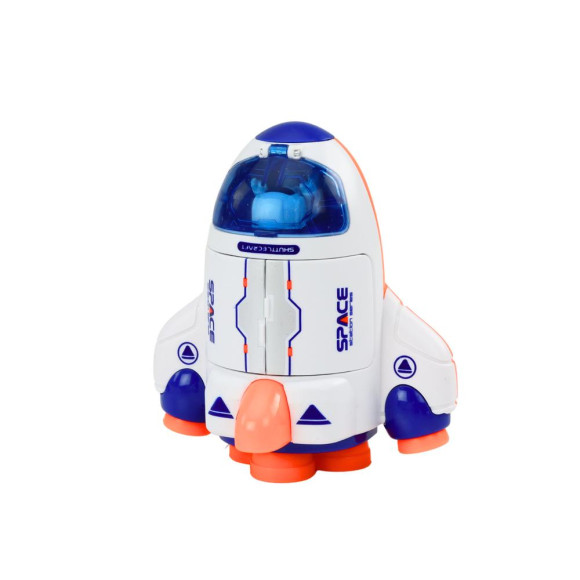 Mały Statek Kosmiczny Jeżdżący Otwierany Kokpit Zielony Pomarańczowy