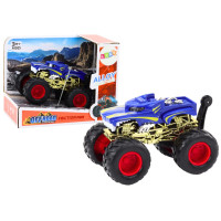 Autko Pojazd Terenowy Duże Koła Gumowe Niebieski