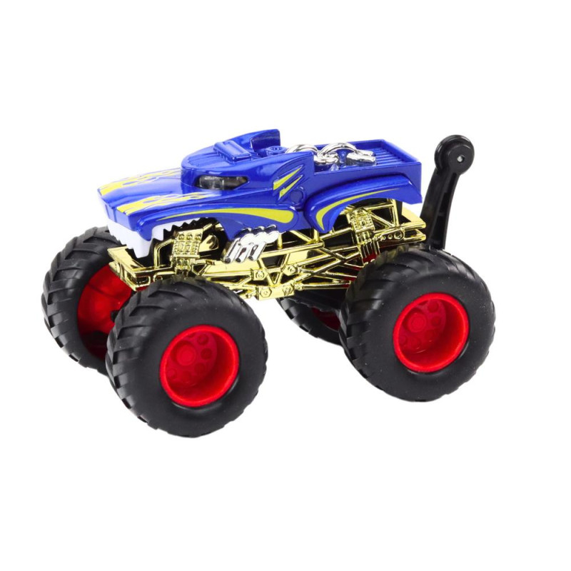 Autko Pojazd Terenowy Duże Koła Gumowe Niebieski