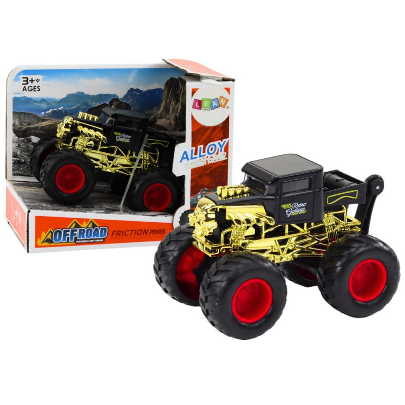 Pojazd Auto z Napędem Frykcyjnym Terenowe Czarne