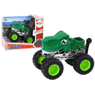 Autko Terenowe Dinozaur Duże Koła Gumowe Zielony