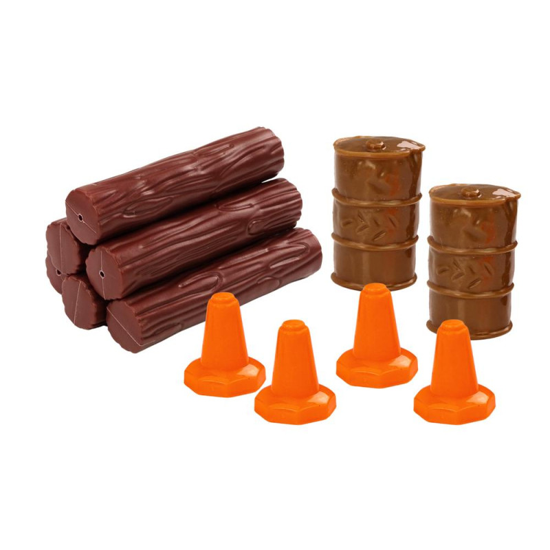 Ciężarówka Z Drewnem Tir Przyczepa 1:24 Bale Drewna Dźwięki Światła