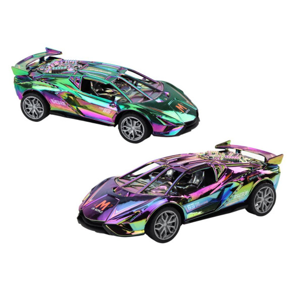 Autko Sportowe Światła Dźwięki Kolorowe Kameleon