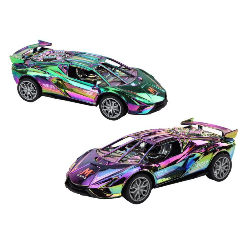 Autko Sportowe Światła Dźwięki Kolorowe Kameleon