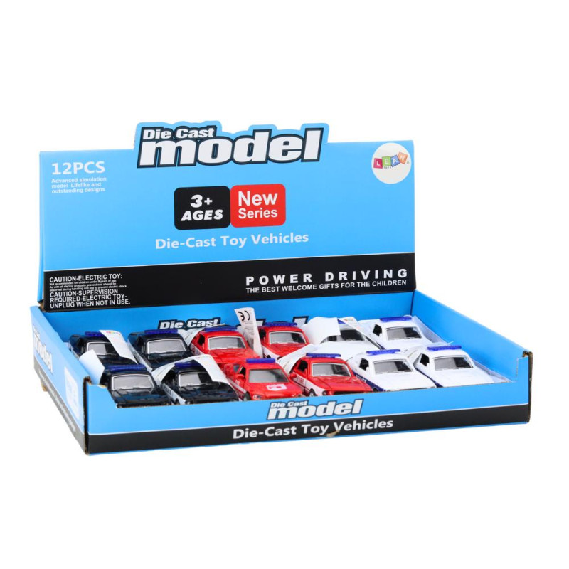 Auto Policyjne Straż Pożarna Pojazdy Uprzywilejowane 1:32 Mix