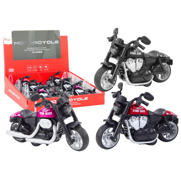 Motocykl Sportowy Harley z Napędem Frykcyjnym 3 Kolory