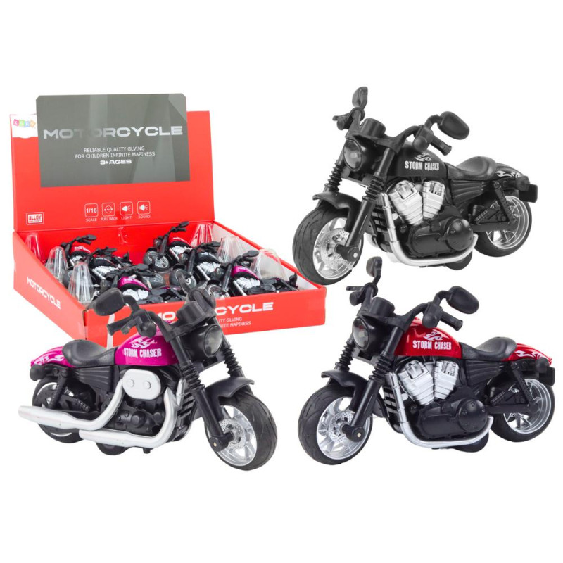 Motocykl Sportowy Harley z Napędem Frykcyjnym 3 Kolory