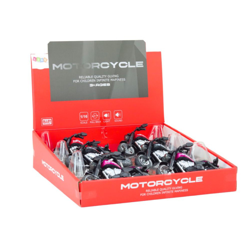 Motocykl Sportowy Harley z Napędem Frykcyjnym 3 Kolory