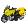 Motocykl Sportowy z Napędem Frykcyjnym 3 Wzory Żółty Pomarańczowy Biały
