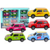 Zestaw Autek Resoraków Napęd Kolorowe 12 Sztuk