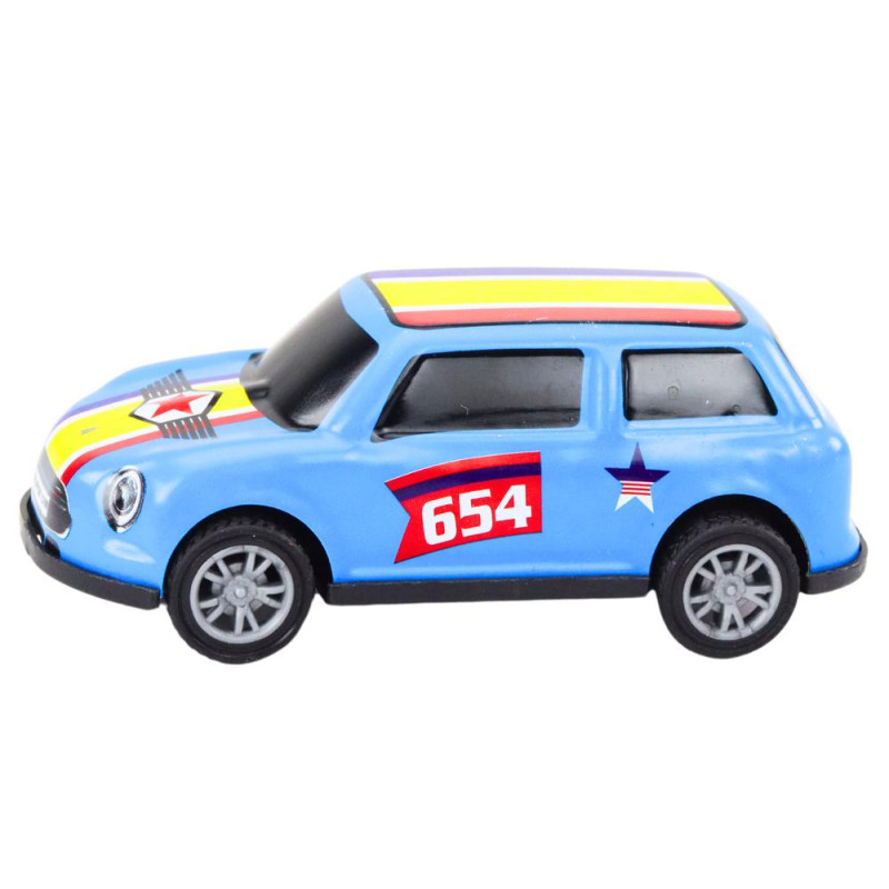 Zestaw Autek Resoraków Napęd Kolorowe 12 Sztuk