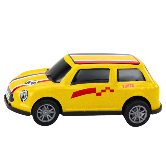 Zestaw Autek Resoraków Napęd Kolorowe 12 Sztuk