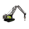 Dźwig Gąsienicowy Żuraw Metalowy Hak 1:55Czarno-Zielony