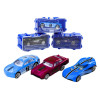 Zestaw Autek Resoraków W Walizce Metalowe 16 Sztuk