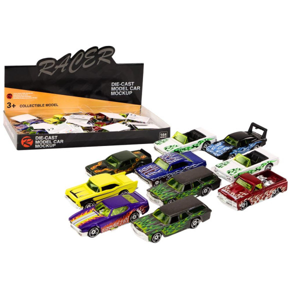 Autko Samochód Wyścigowy Resorak Metalowy 1:64