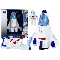 Statek Kosmiczny Napęd Światła Dźwięki Kosmonauta Biały