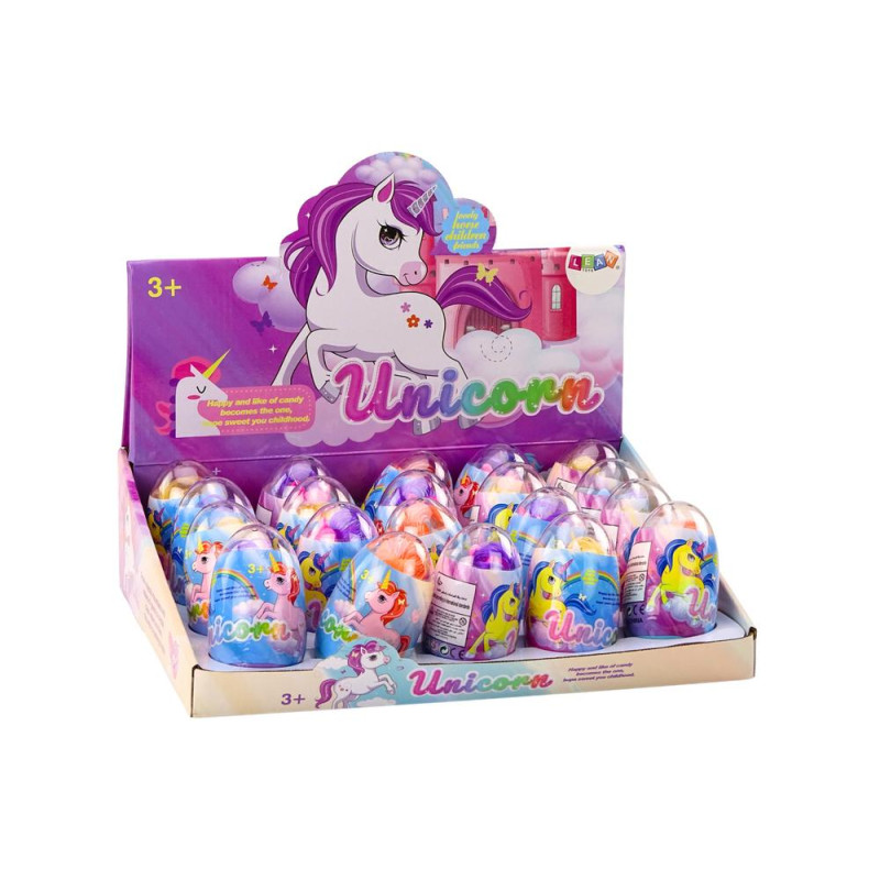 Figurka Jednorożec W Jajku Kolorowy Do Czesania Grzebień Magiczne Jajko Mix