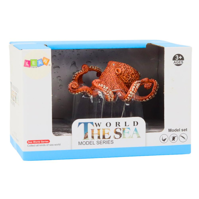 Figurka Ośmiornica Olbrzymia Pomarańczowa 10 cm