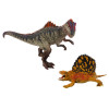 Figurki Dinozaurów Dimetrodon Allozaur Zestaw 2El