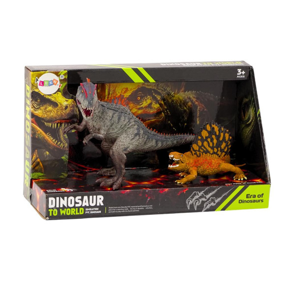 Figurki Dinozaurów Dimetrodon Allozaur Zestaw 2El Figurki Dinozaurów Dimetrodon Allozaur Zestaw 2El