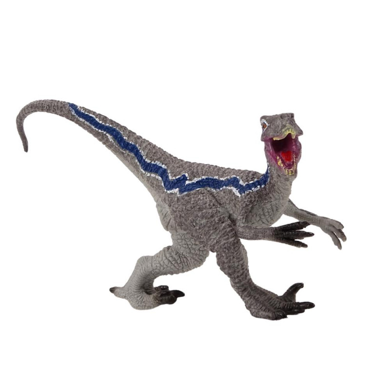 Dinozaur Figurka Kolekcjonerska Velocitaptor Siwy 1El