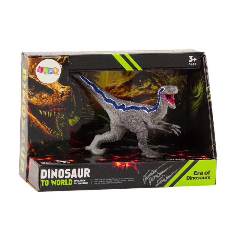 Dinozaur Figurka Kolekcjonerska Velocitaptor Siwy 1El