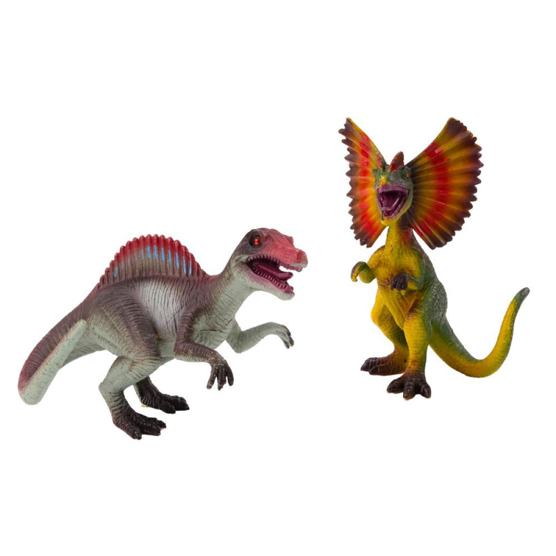 Figurki Dinozaurów Spinozaur Dilofozaur Zestaw 2el