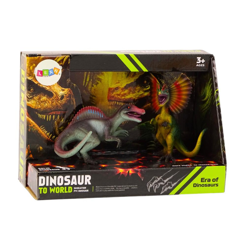 Figurki Dinozaurów Spinozaur Dilofozaur Zestaw 2el