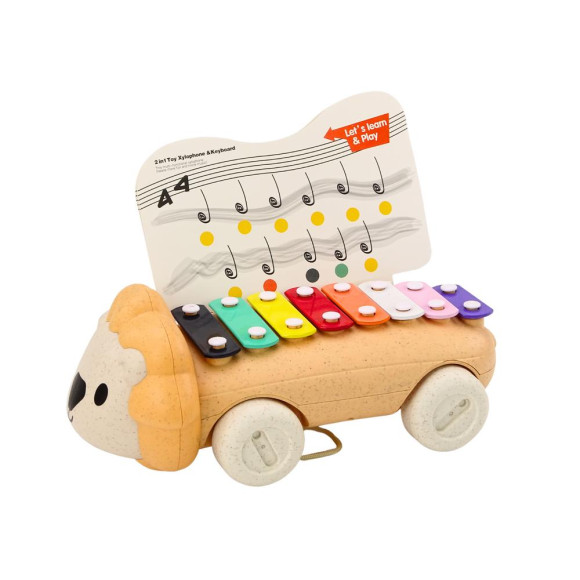 Cymbałki Lew Na Kółkach Instrument Dla Dzieci Kolorowe Edukacyjne Cymbałki Lew Na Kółkach Instrument Dla Dzieci Kolorowe Edukacyjne