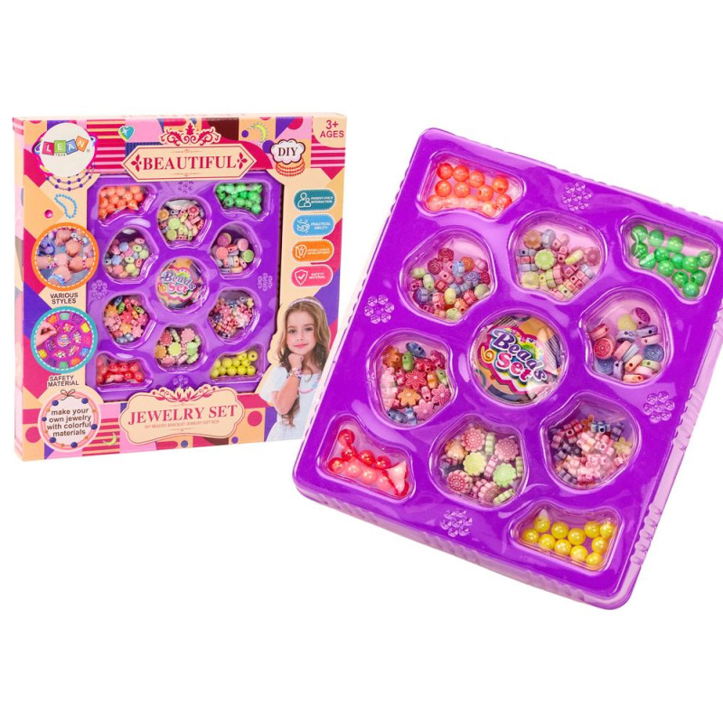 Koraliki Do Robienia Biżuterii DIY Zestaw Kreatywny Zawieszki Kwiatuszki