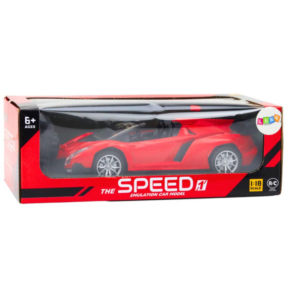 Samochód Sportowy Zdalnie Sterowany Auto RC 1:18 Czerwony Samochód Sportowy Zdalnie Sterowany Auto RC 1:18 Czerwony