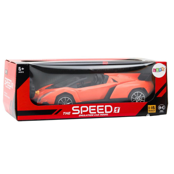 Auto Samochód Sportowy Zdalnie Sterowany RC 1:16 Pomarańczowy Auto Samochód Sportowy Zdalnie Sterowany RC 1:16 Pomarańczowy