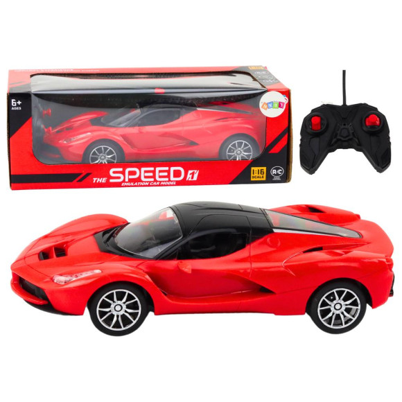 Samochód Sportowy Zdalnie Sterowany Auto RC 1:16 Czerwone Samochód Sportowy Zdalnie Sterowany Auto RC 1:16 Czerwone