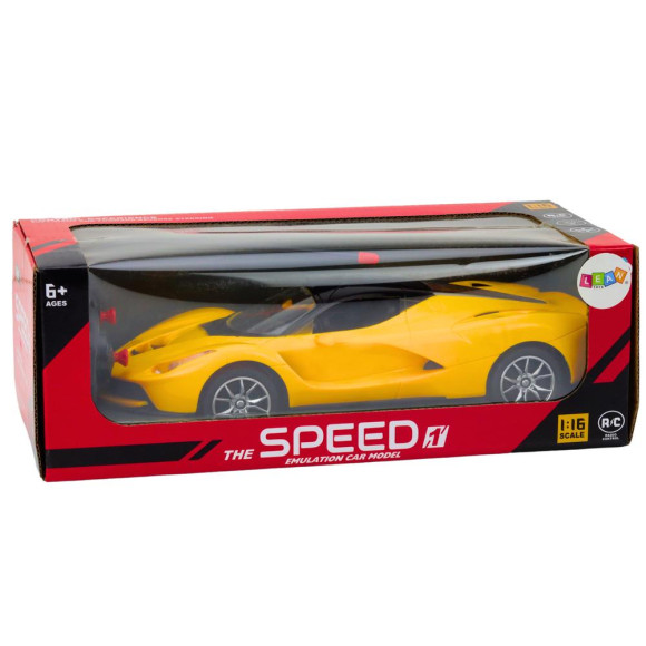 Samochód RC 1:16 Zdalnie Sterowany Sportowy Żółte Auto Samochód RC 1:16 Zdalnie Sterowany Sportowy Żółte Auto