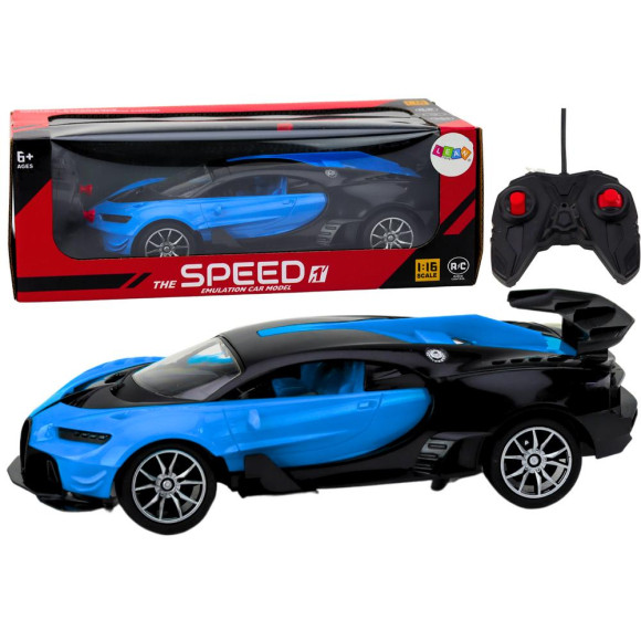 Samochód Sportowy Zdalnie Sterowany Auto RC Niebieski1:16 Samochód Sportowy Zdalnie Sterowany Auto RC Niebieski1:16