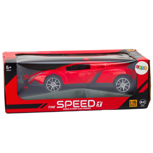 Samochód RC 1:16 Zdalnie Sterowany Sportowy Czerwone Auto Samochód RC 1:16 Zdalnie Sterowany Sportowy Czerwone Auto