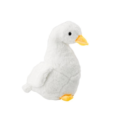 Biała Pluszowa Gęś Maskotka Przytulanka Pluszak Kaczka 30 cm