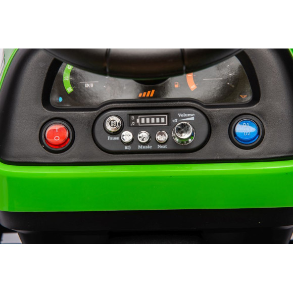 Traktor Na Akumulator BBH-030 Zielony
