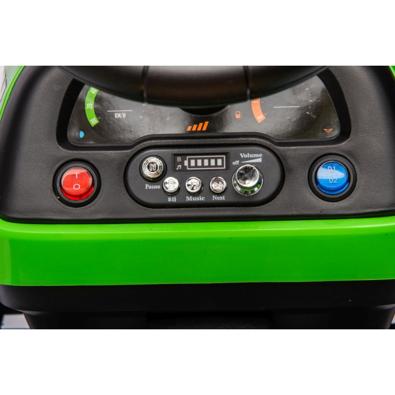 Traktor Na Akumulator BBH-030 Zielony