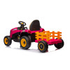 Traktor Na Akumulator BBH-030 Różowy