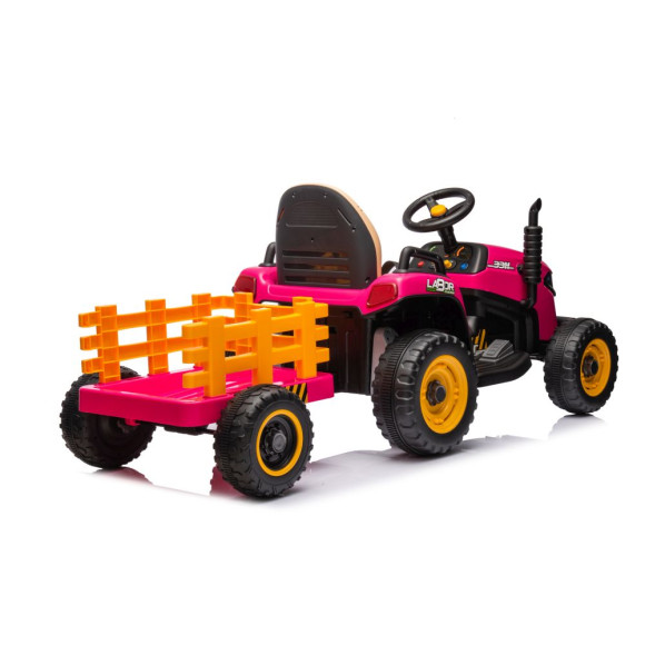 Traktor Na Akumulator BBH-030 Różowy