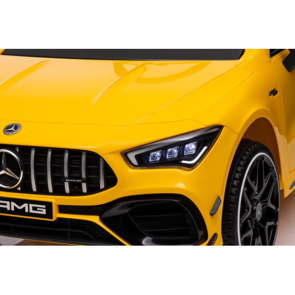 Auto Na Akumulator Mercedes CLA 45s AMG Żółty 4x4