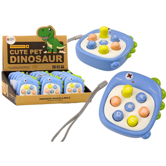 Gra Zręcznościowa Whack A Mole Literki Dinozaur Zielona Gra Zręcznościowa Whack A Mole Literki Dinozaur Zielona