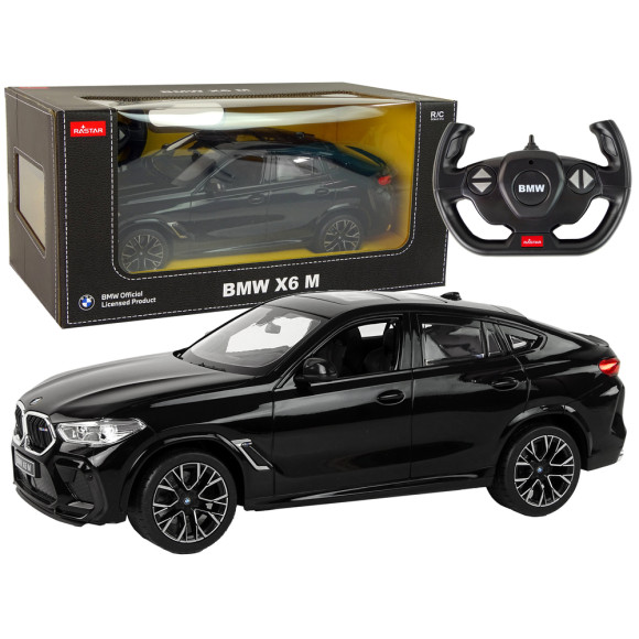Auto R/C Bmw X6 M 1:14 Rastar Czarne Auto R/C Bmw X6 M 1:14 Rastar Czarne