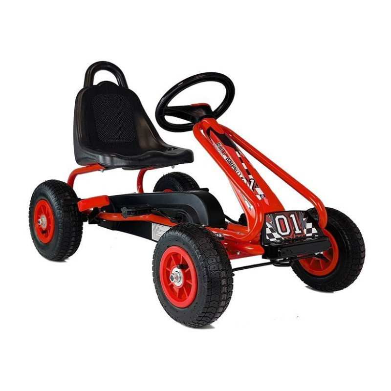 Gokart na Pedały G201 Czerwony