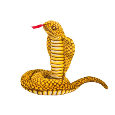 Maskotka Pluszowa Wąż Kobra Królewska Żółta 100 cm