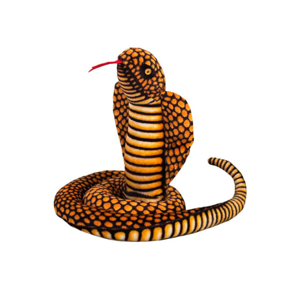 Maskotka Pluszowa Wąż Kobra Królewska Brązowa 100 cm Maskotka Pluszowa Wąż Kobra Królewska Brązowa 100 cm