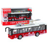 Trolejbus Autobus 1:16 Światła Dźwięki Napęd Biało-Czerwony