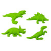 Zestaw Foremek Do Piasku Dinozaury Skamieniałości Zielone